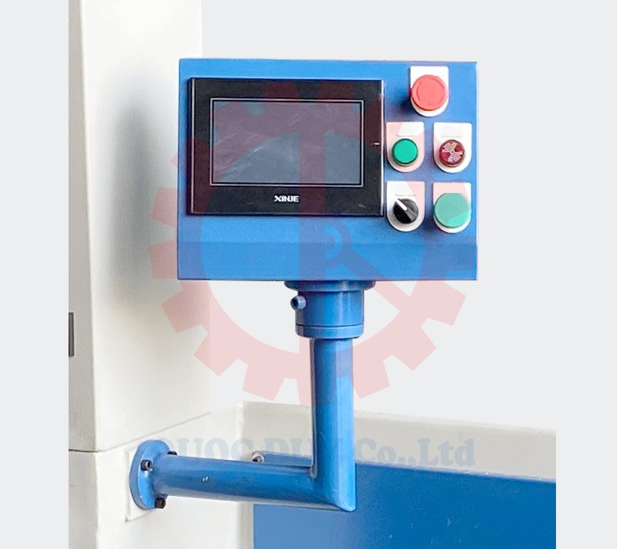 Màn hình Máy cắt bọ eke tam giác 45 độ tự động – TRIAN 90