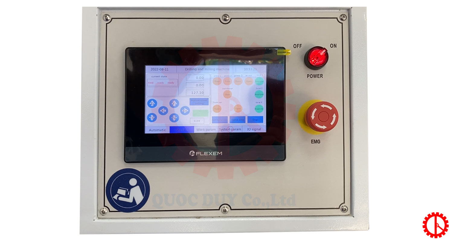 Màn hình máy khoan ngang cnc 2 đầu SMXK 2500/2HD CNC | Quốc Duy Màn hình máy khoan ngang cnc 2 đầu SMXK 2500/2HD CNC | Quốc Duy