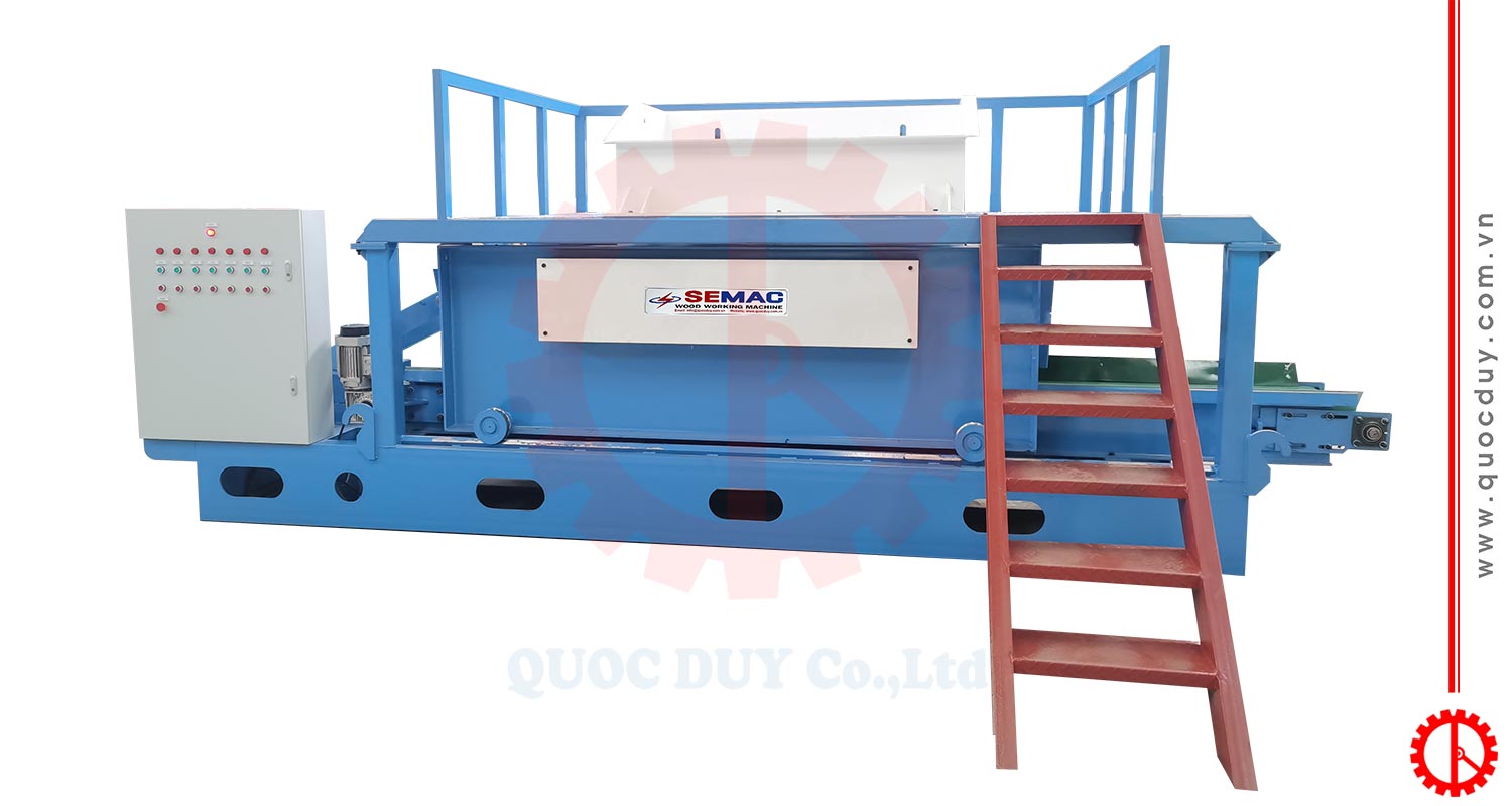 Máy Băm Phôi Dăm Bào 4 Trục 1400x900mm | Quốc Duy