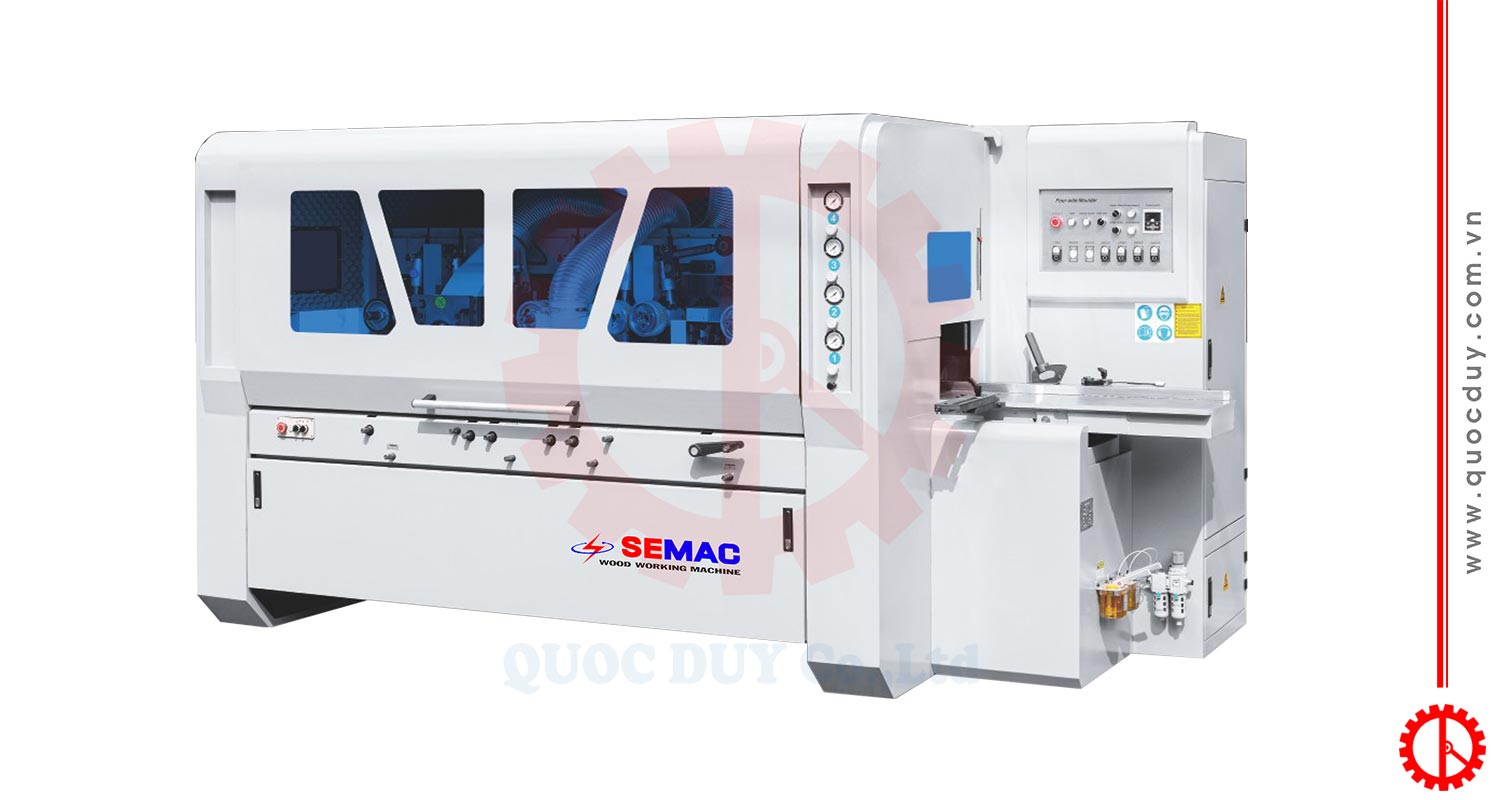 Máy bào 4 mặt 6 trục khổ 300mm