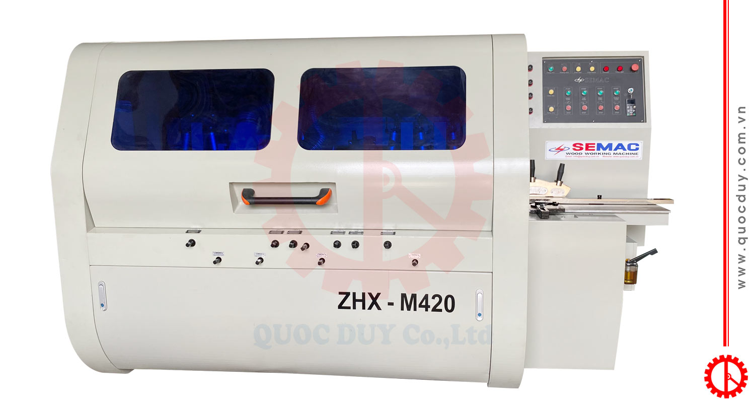 Máy bào bốn mặt 4 trục tự động ZHX M420 | Quốc Duy