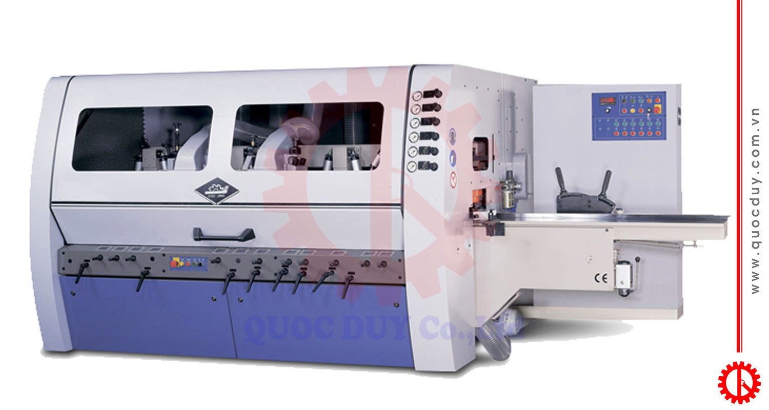 Máy bào gỗ 4 mặt 7 trục GN 7S23 | Quốc Duy