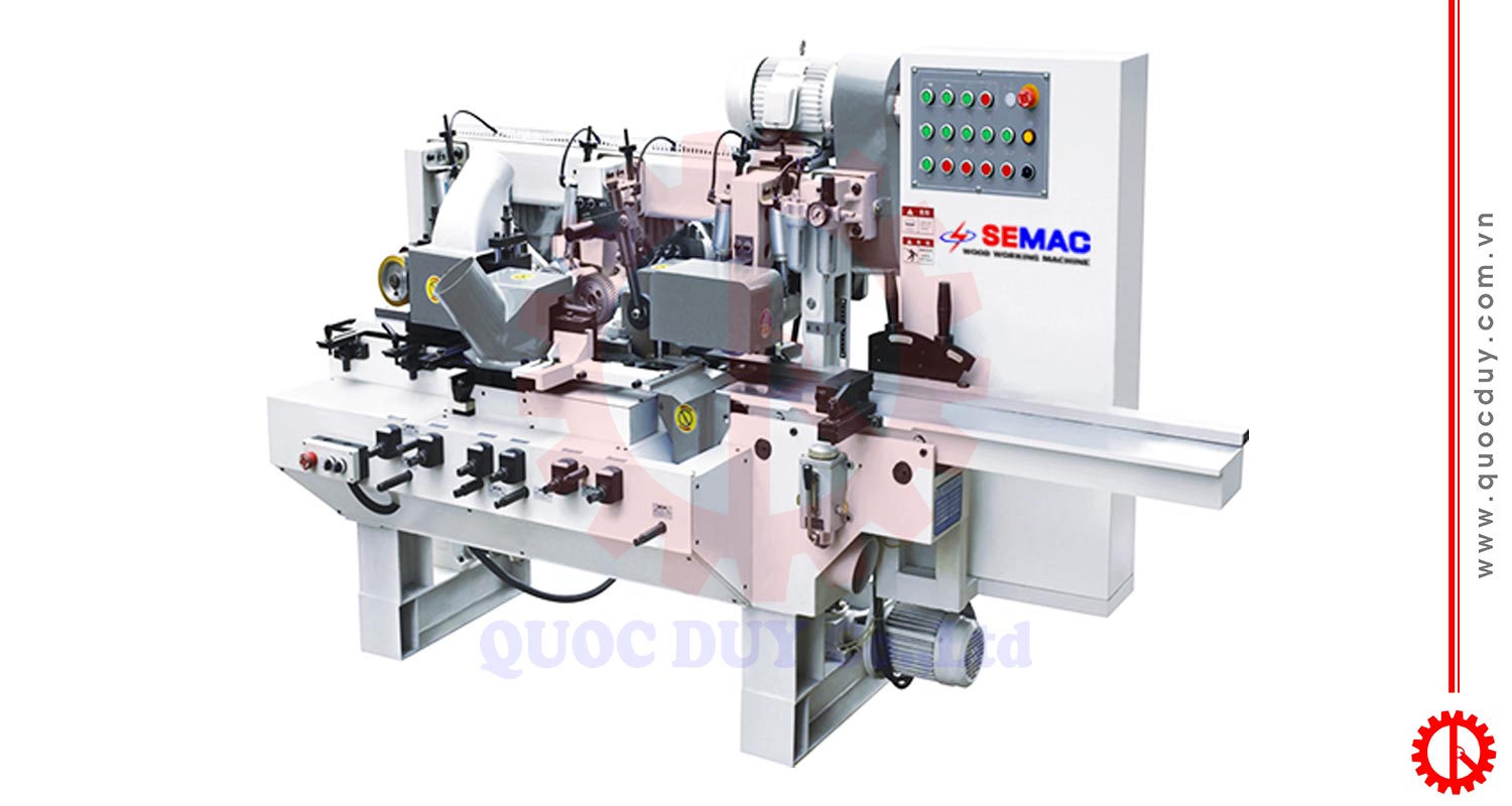 Máy bào gỗ bốn mặt 4 trục - ZHX M416 | Quốc Duy