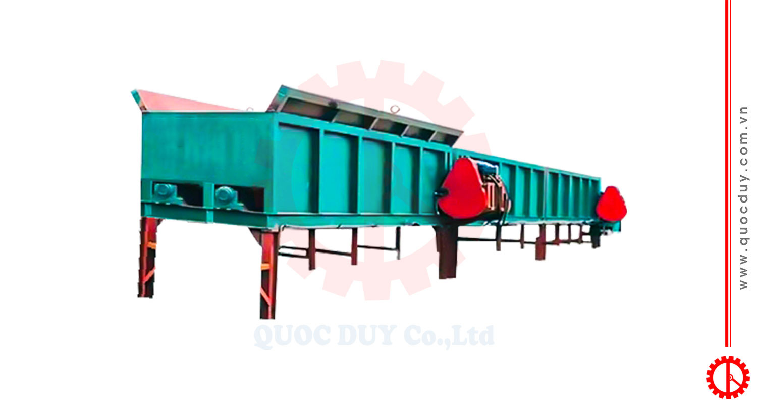 Máy bóc vỏ cây 2 trục bóc | Quốc Duy