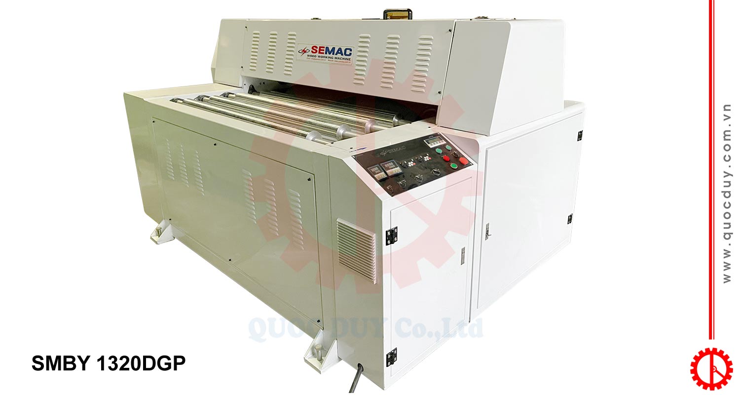 Máy cán vân gỗ 2 mặt 1m3 - SMBY 1320DGP | Quốc Duy
