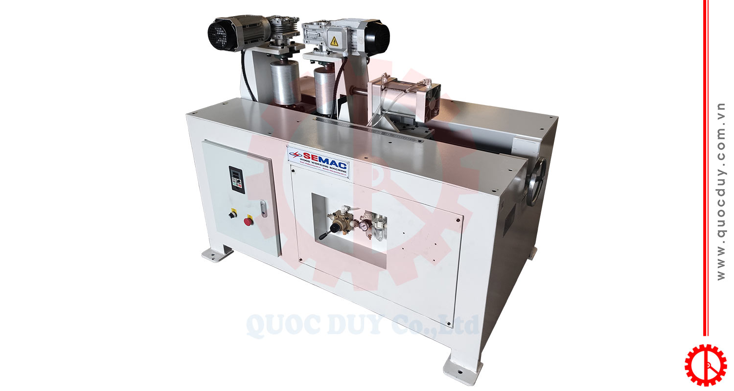 máy cán vân chân ghế gỗ SMTL-200DGP | QUỐC DUY