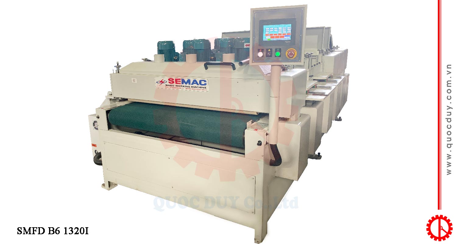 Máy cào cước gỗ 6 trục 1m3 - SMFD B6 1320I | Quốc Duy
