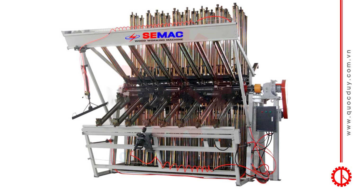 Máy cảo ghép ghéo ngang (súng hơi) | Quốc Duy