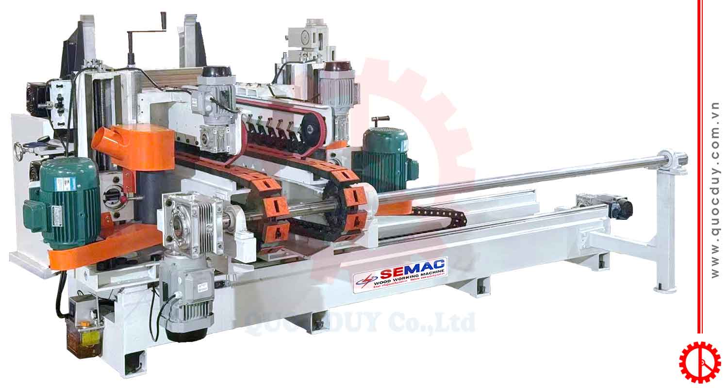 Máy cắt 2 đầu 4 motor (phôi dài 2600mm)