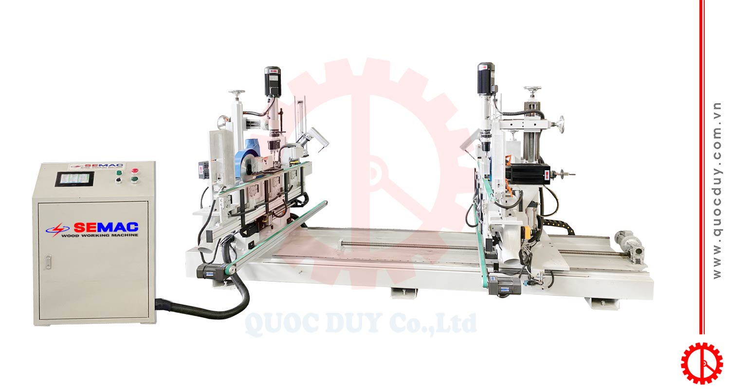 Máy cắt khoan 2 đầu tự động SM 2400 2CDI | Quốc Duy