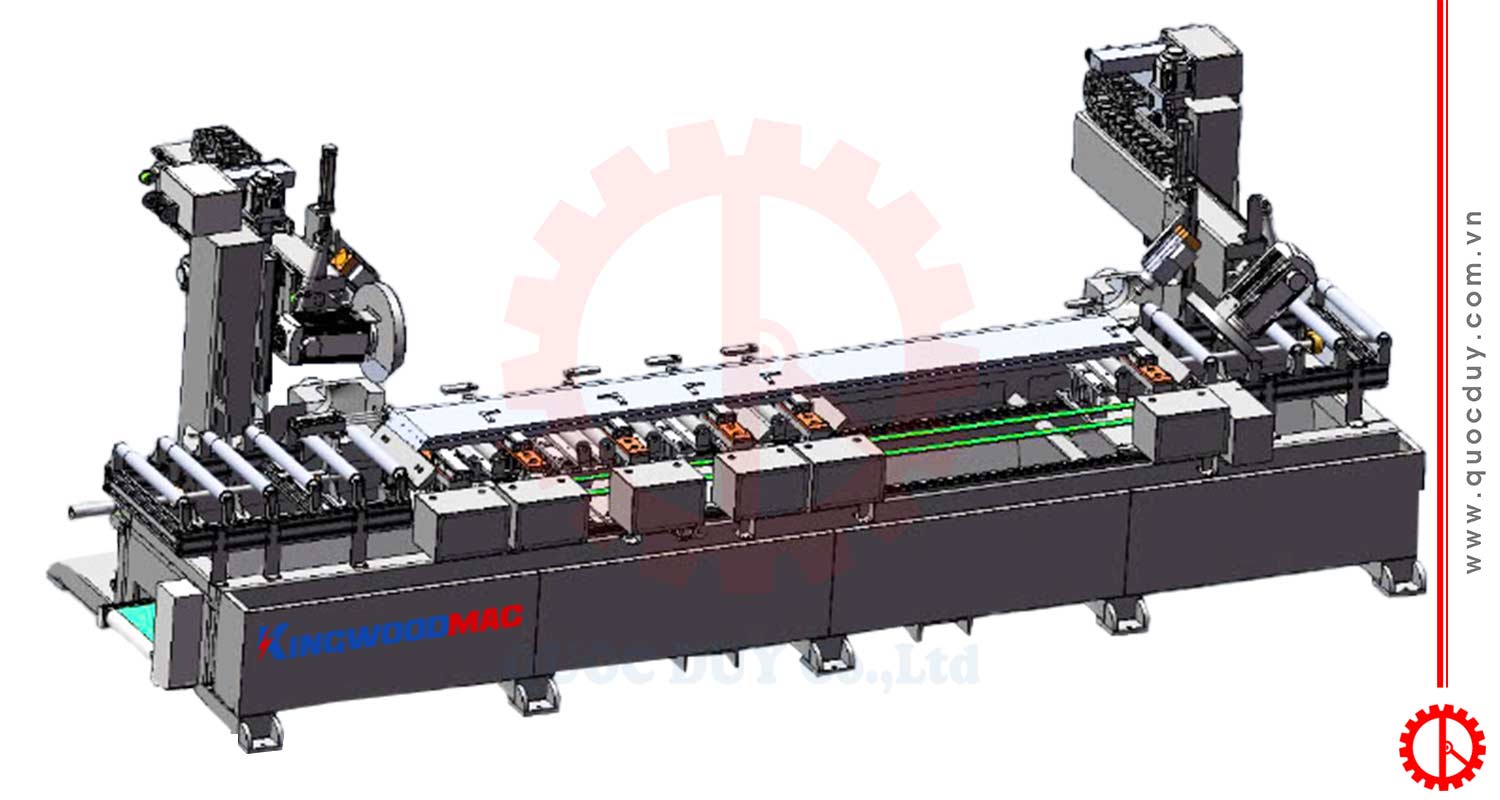 Máy cắt khoan khung bao cửa tự động