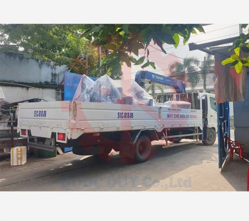 Máy cắt phay 2 đầu semac | Quốc Duy