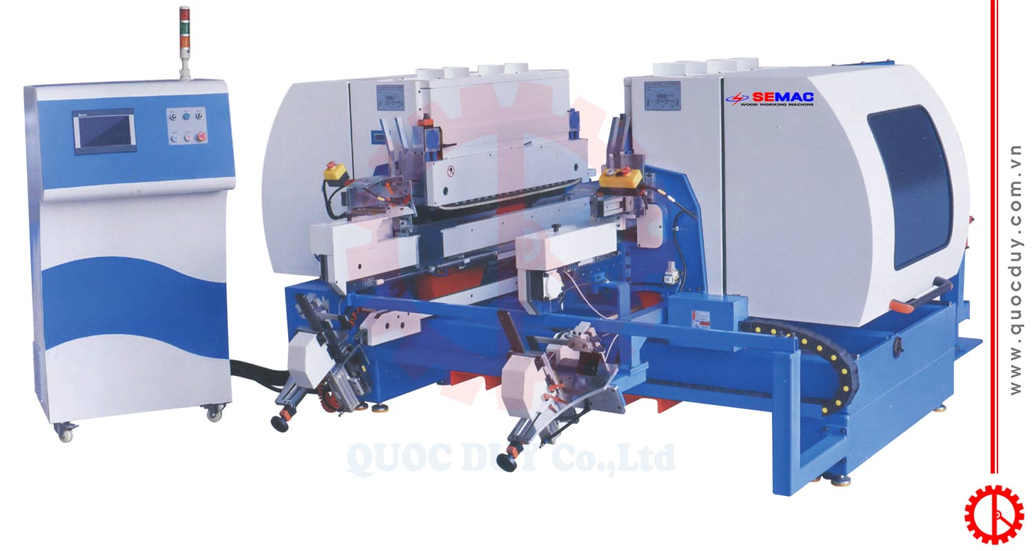 Máy cắt phay 2 đầu tự động | Quốc Duy