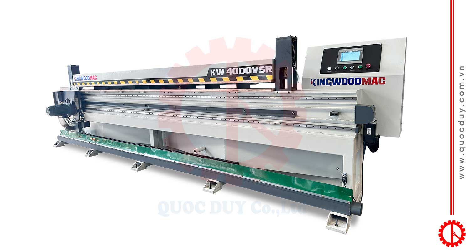 Máy cắt phay cạnh veneer 4000mm