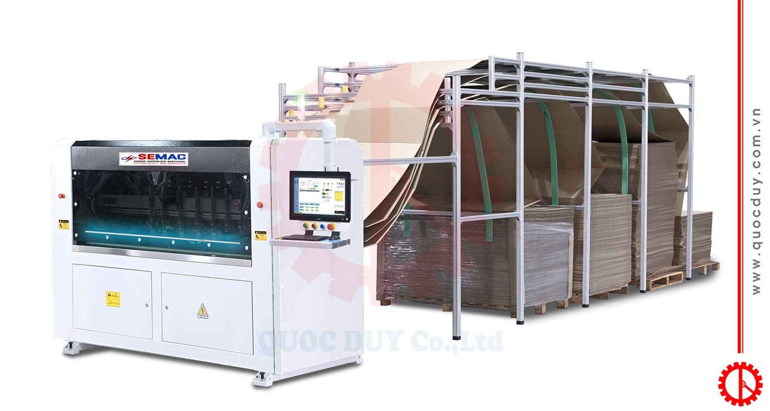 Máy Cắt Tạo Thùng Carton | Quốc Duy