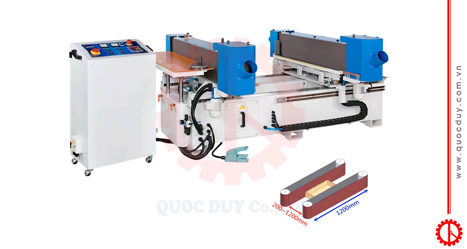 Máy chà nhám 2 cạnh đứng Đài Loan