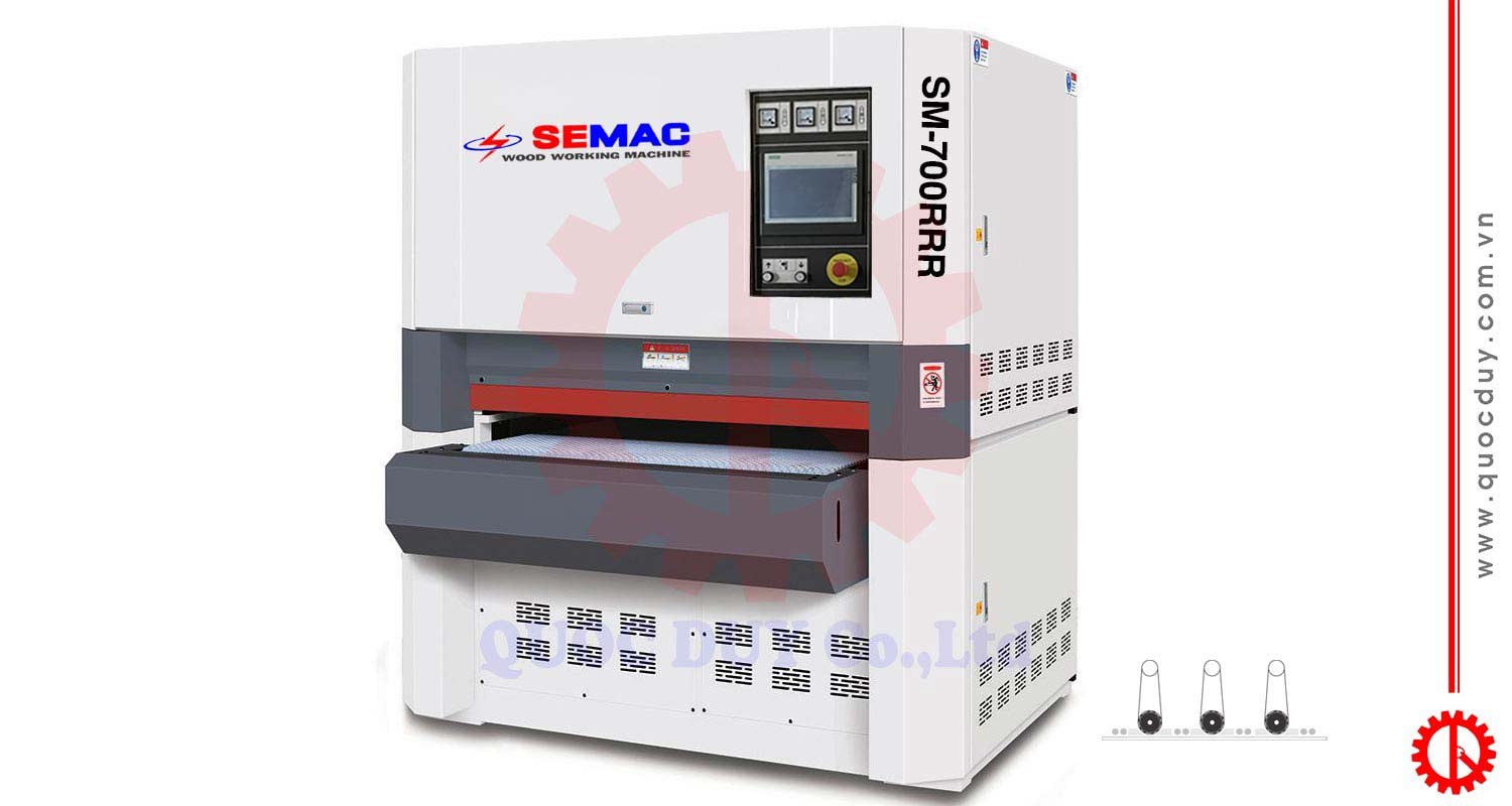 Máy chà nhám 3 trục Semac - SM 700RRR| Quốc Duy