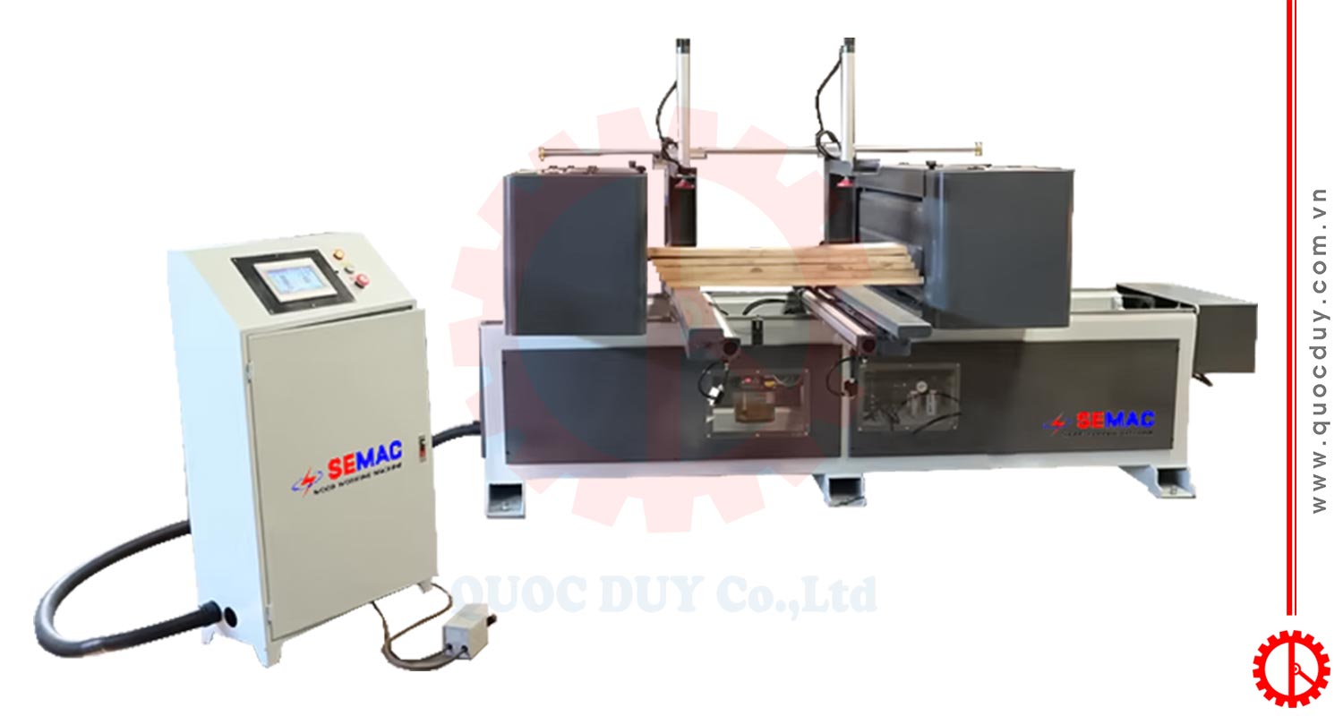 Máy Chà Nhám Băng 2 Đầu | Quốc Duy