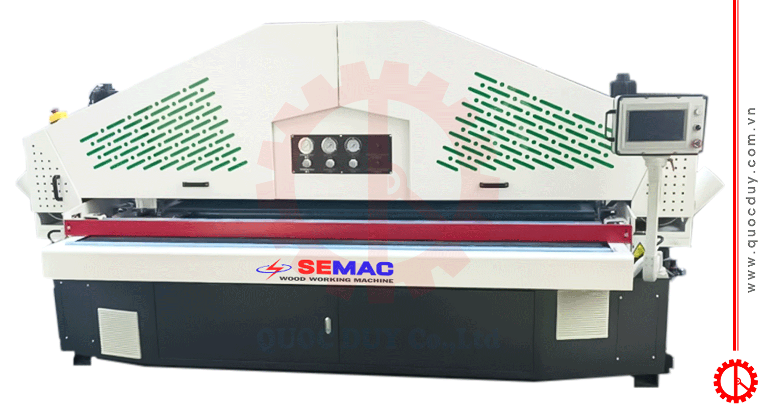 Máy chà nhám băng hai trục tự động