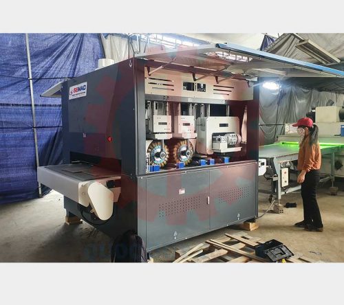 Máy chà nhám chổi 4 trục | Quốc Duy