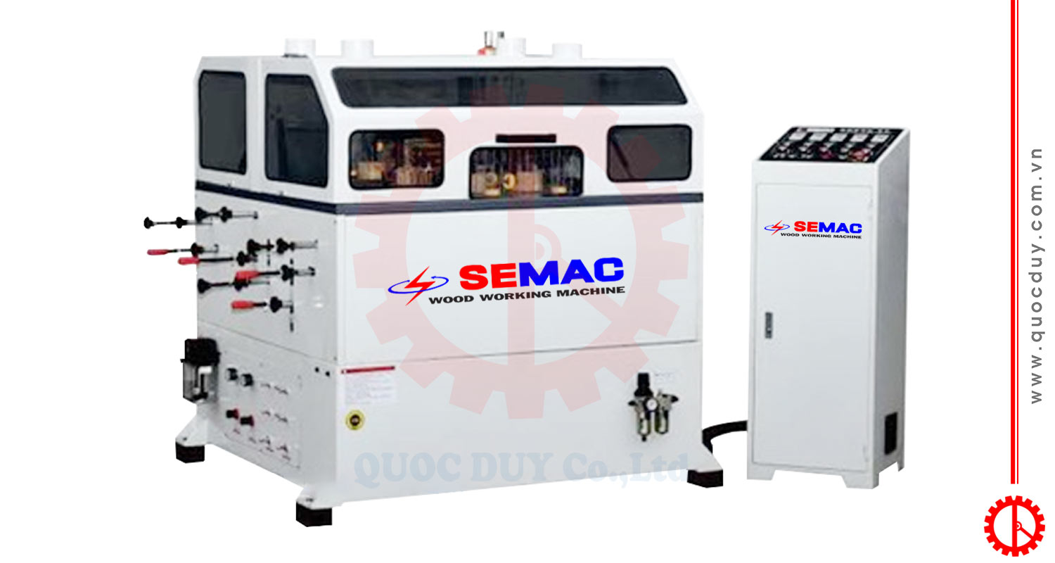 Máy chà nhám chổi 4 trục SM B15 | Quốc Duy