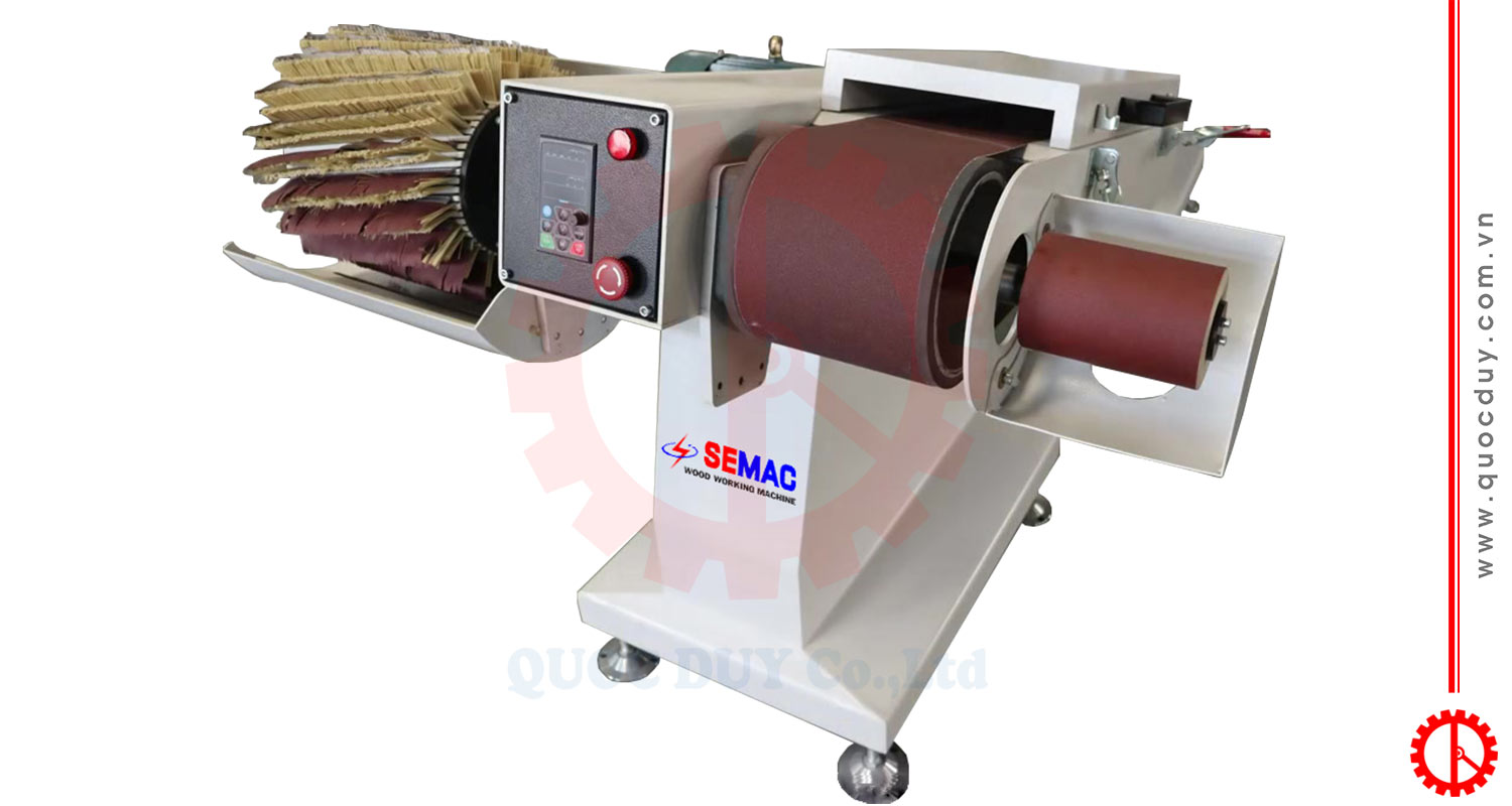 Máy Chà Nhám Chổi Băng Mút Kết Hợp | Quốc Duy