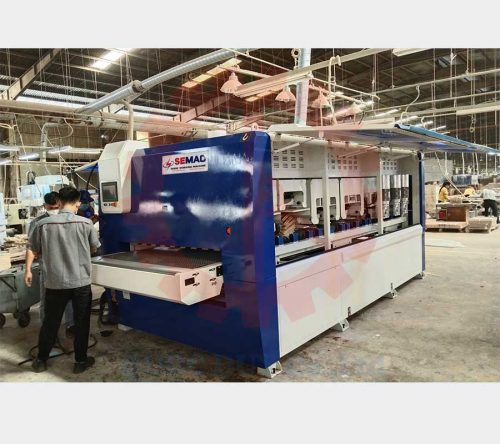 Máy chà nhám chổi 9 trục I Quốc Duy