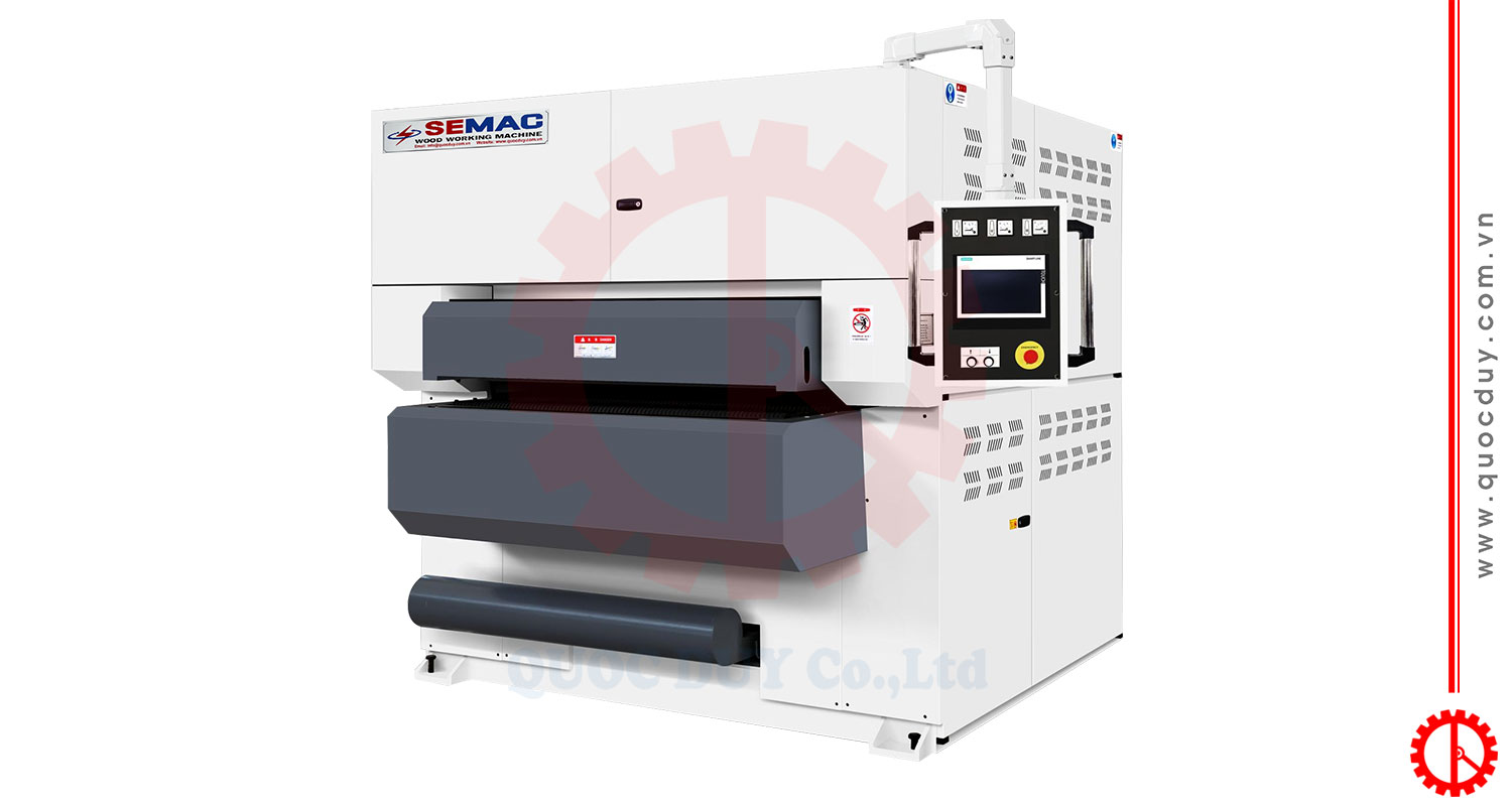 Máy Chà Nhám Mặt Dưới 2 Truc 1.3m | Quốc Duy