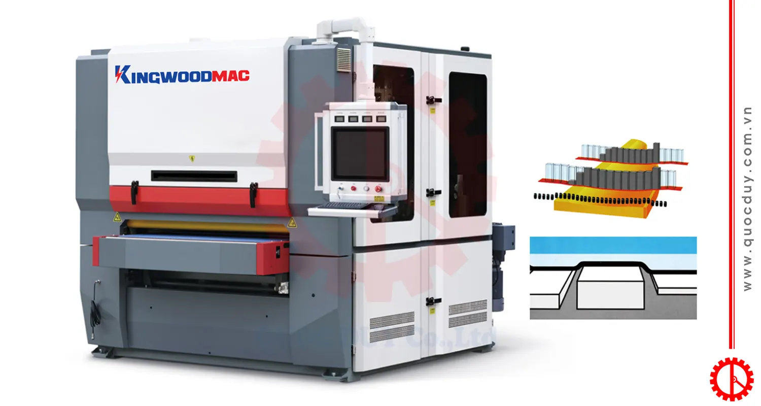 Máy chà nhám thùng piano 1m3 | Quốc Duy