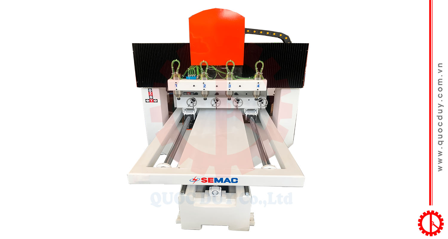 Máy chạm khắc cnc 3d 4 đầu