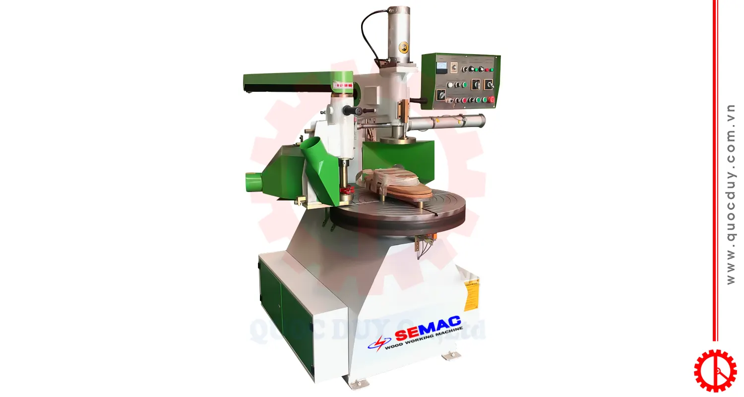 Máy chép hình chà nhám 1 trục | Quốc Duy