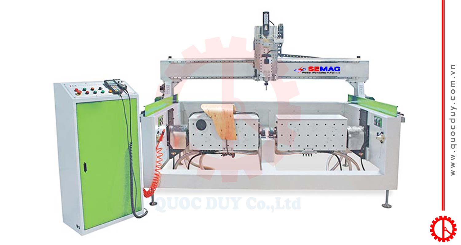 Máy cnc 1 đầu cắt ván ép | Quốc Duy