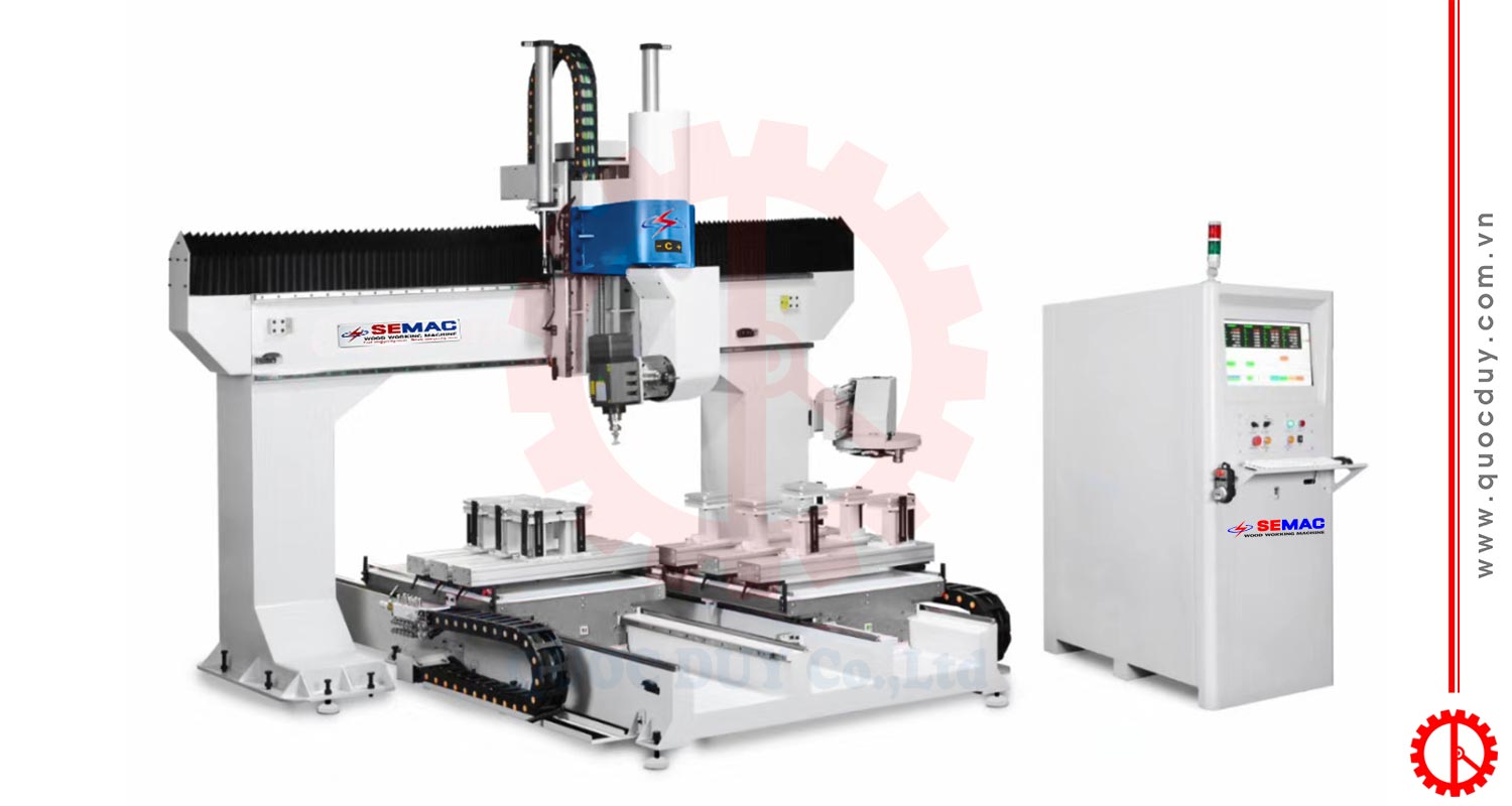 Máy CNC 3d 5 trục thay dao tự động