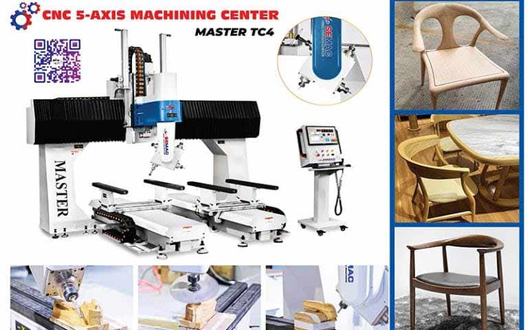 Máy CNC gia công trung tâm 3d 5 trục