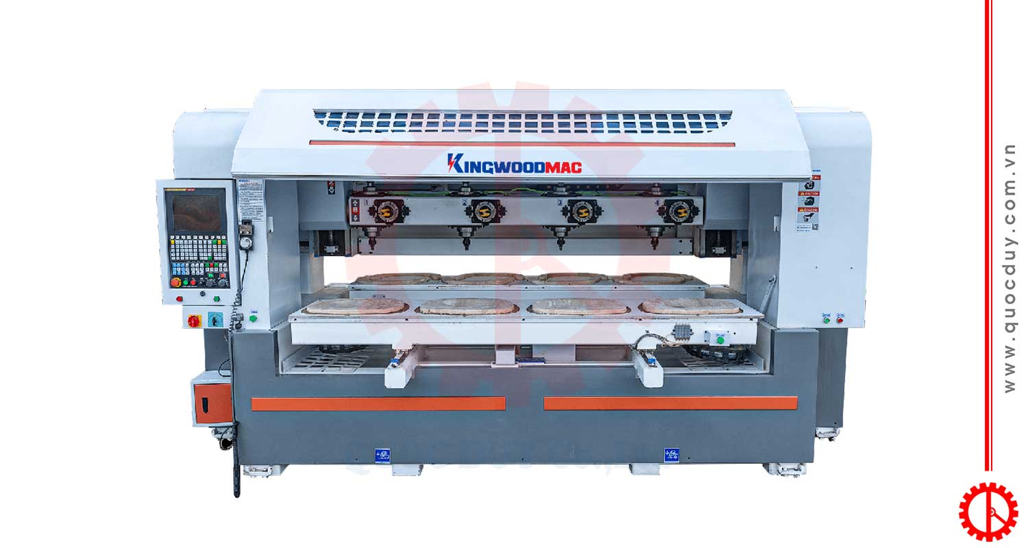 Máy CNC Gia Công Trung Tâm 4 Trục 16 Đầu 2 Bàn| Quốc Duy