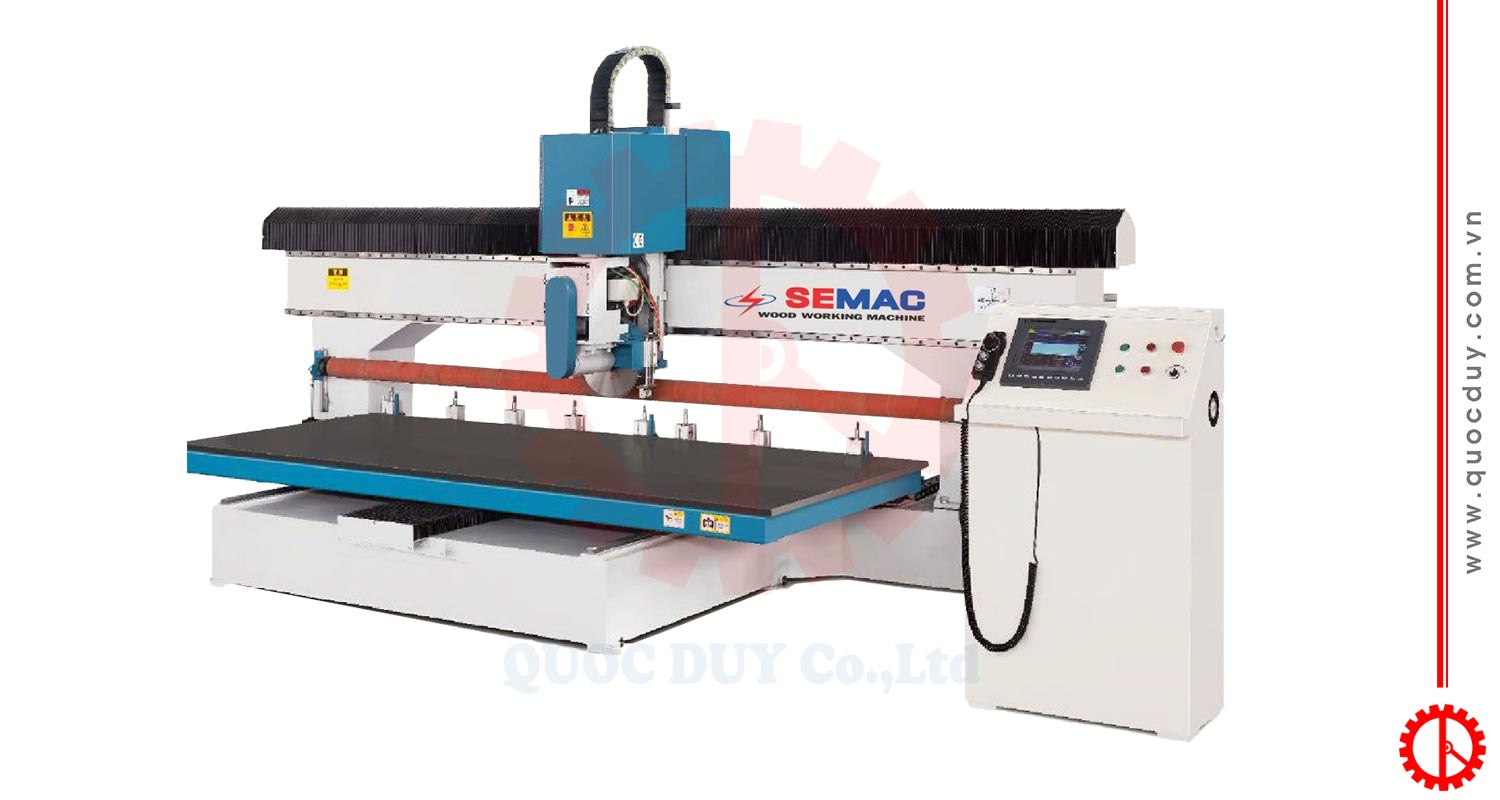 Máy CNC lưỡi cưa xoay cắt đa góc