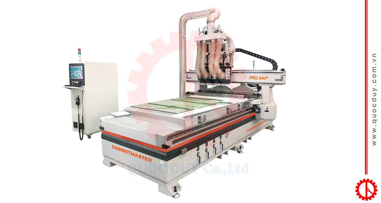 Máy CNC router 4 đầu giá tốt