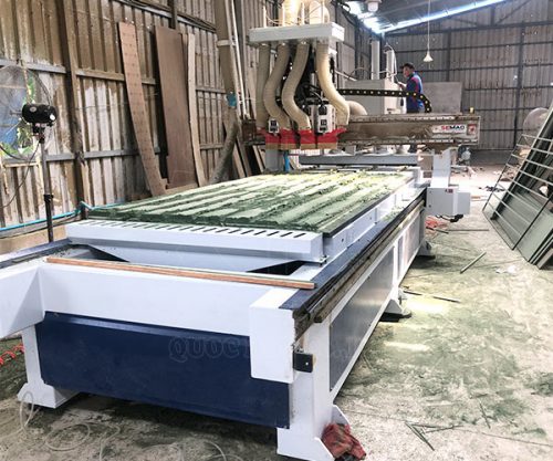 may cnc router 4 dau du an lspc