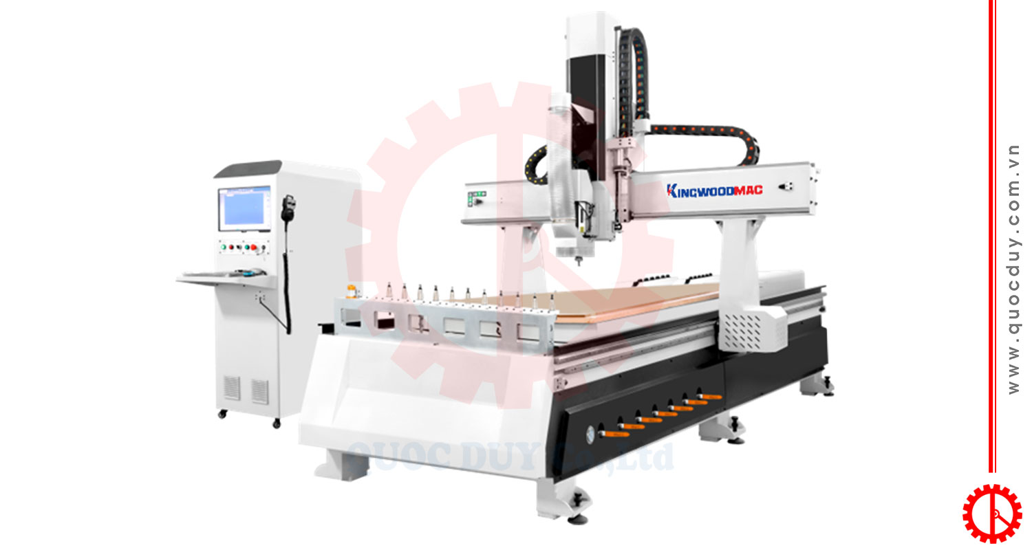 Máy CNC trung tâm 4 trục 1 đầu thay dao tự động