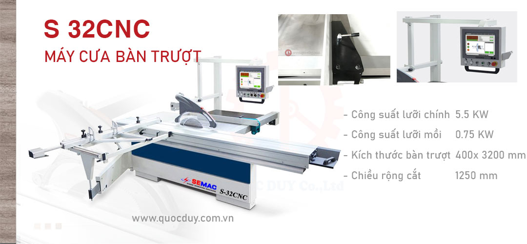 máy cưa bàn trượt thông minh s 32cnc