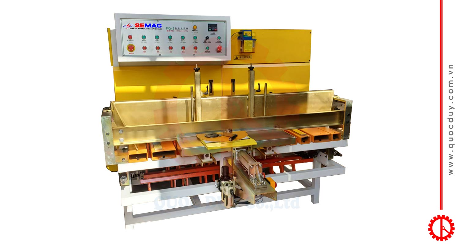 Máy cưa cắt ngang gỗ tự động FQ 5 | Quốc Duy