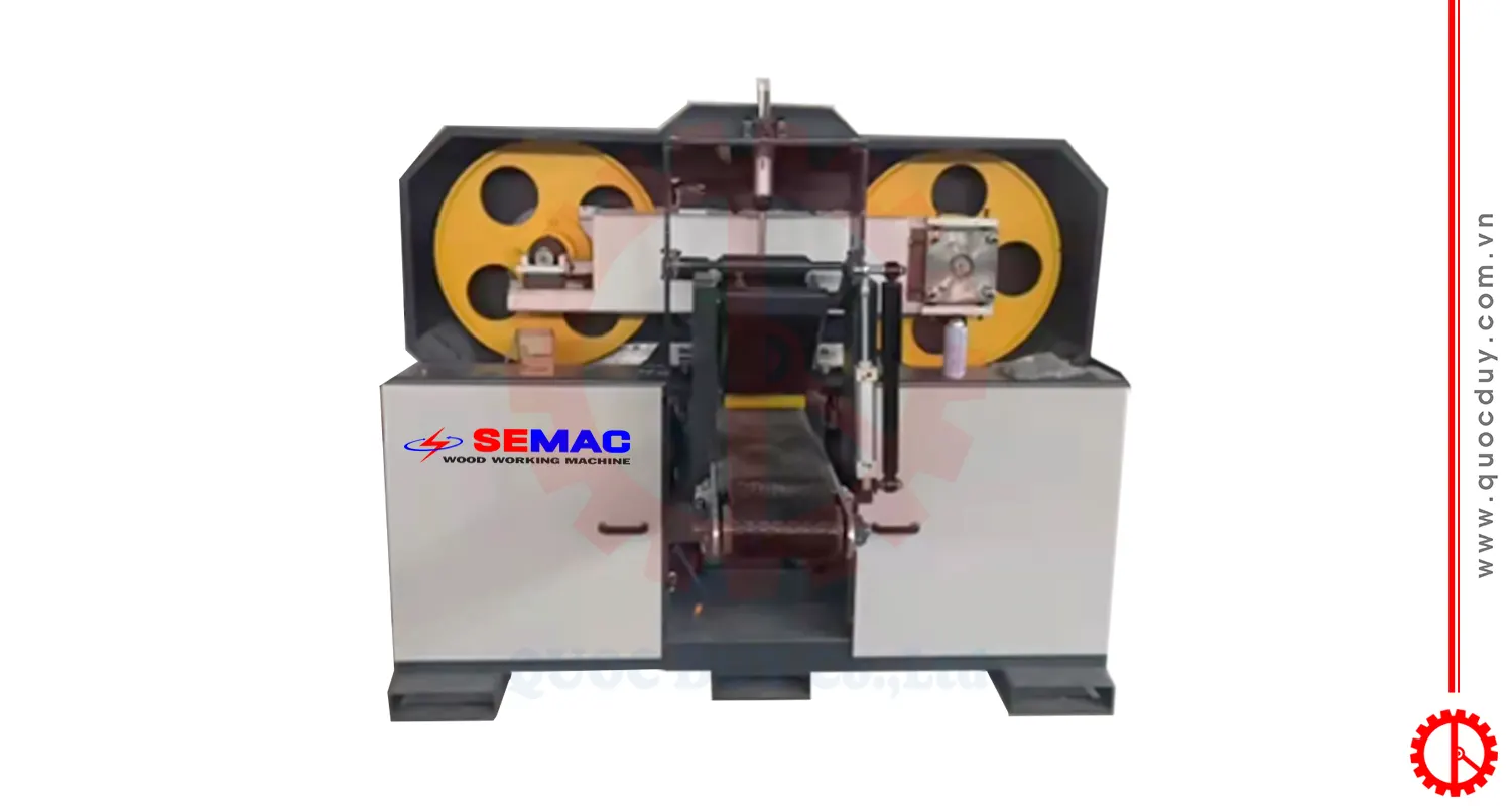 Máy cưa lạng nằm 2 lưỡi | QUỐC DUY