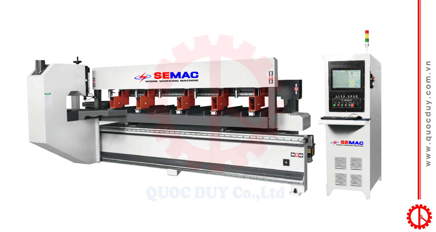 Máy Cưa Lọng Mũi CNC 2100/2500mm | Quốc Duy