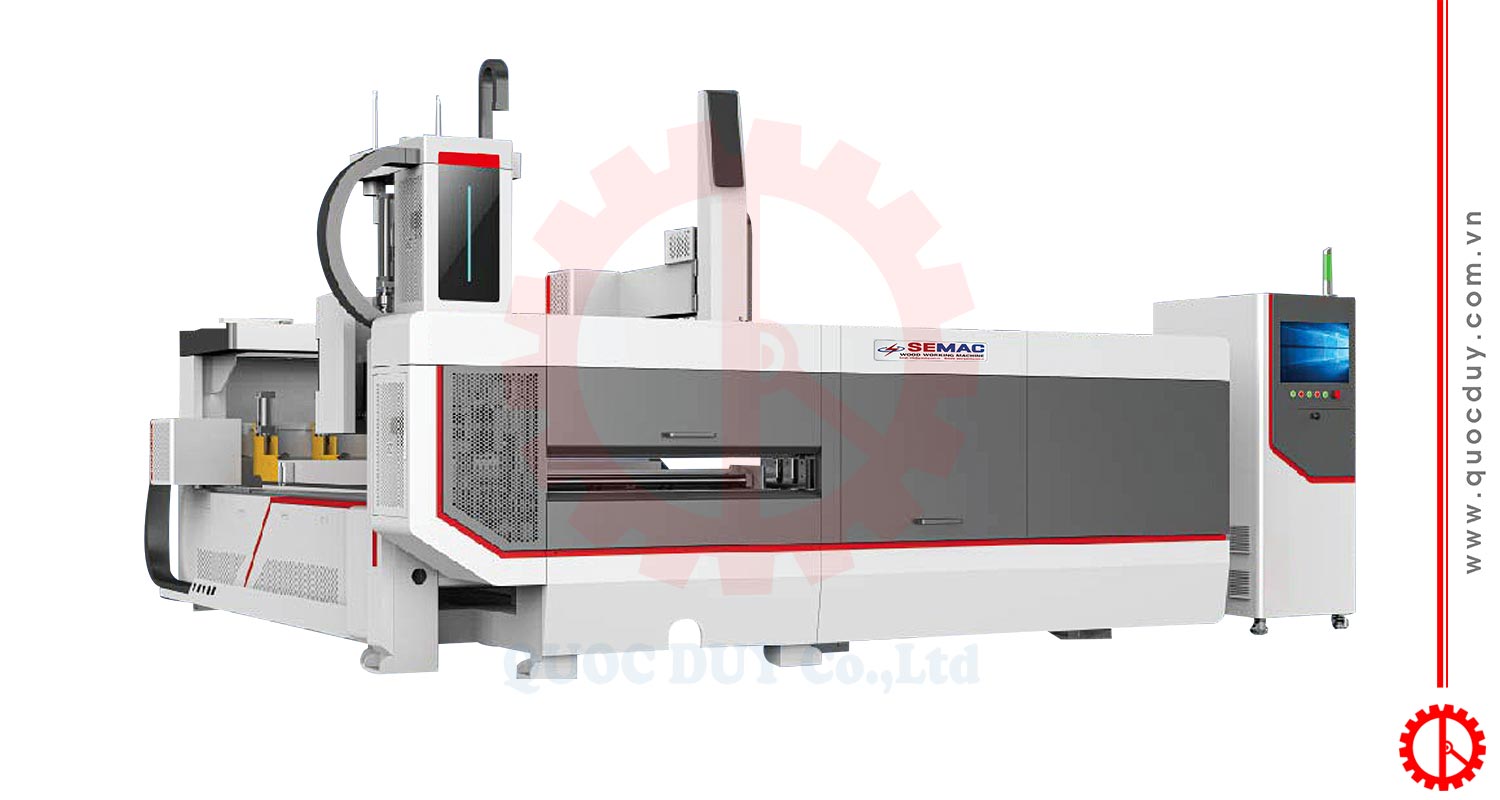 Máy Cưa Lọng Gỗ Mũi CNC | Quốc Duy