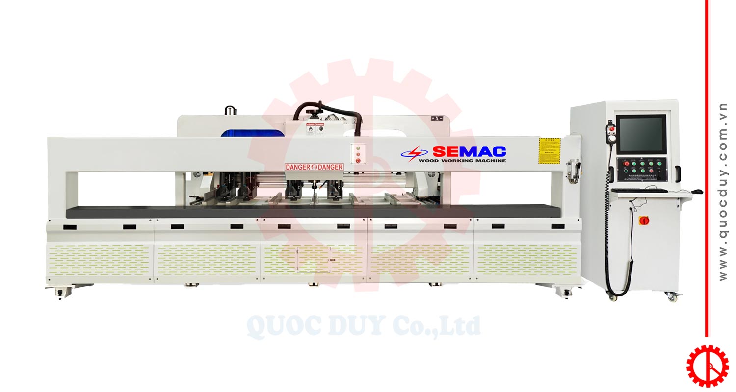 Máy Cưa Lọng Mũi CNC Bàn 2m | Quốc Duy