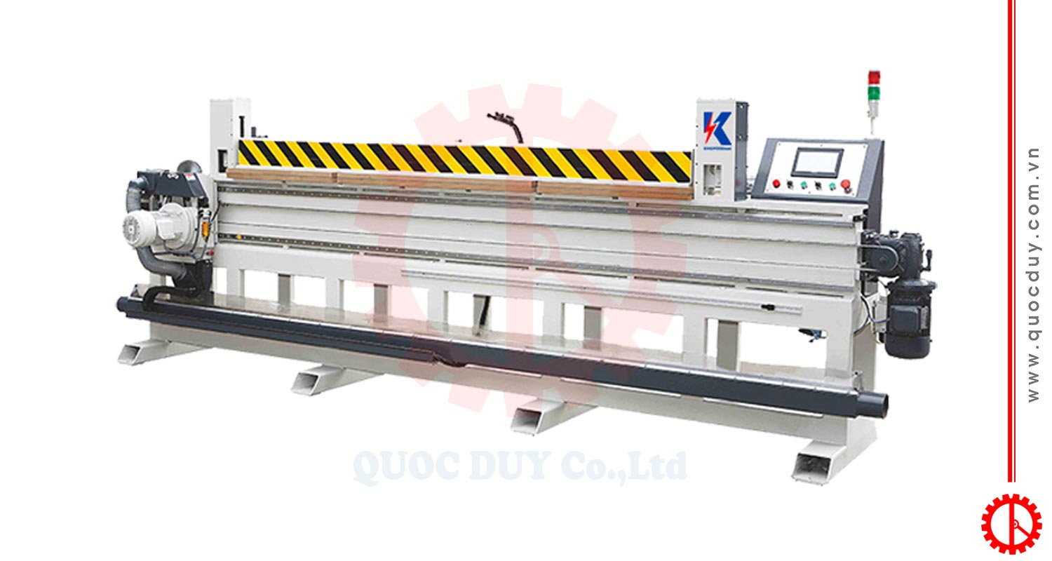 Máy cưa phay cạnh veneer 3200mm | Quốc Duy