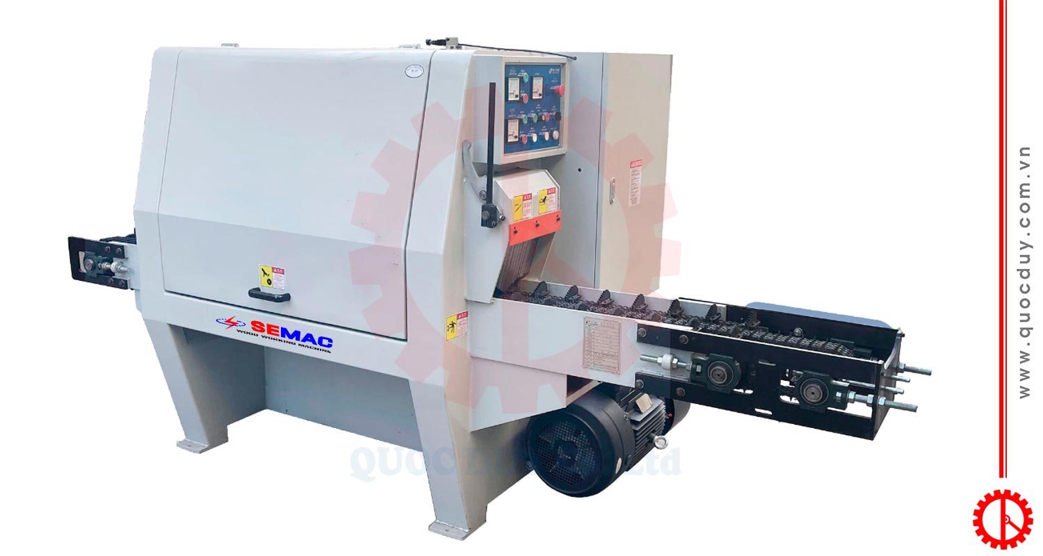 Máy xẻ gỗ tròn nhiều lưỡi | Quốc Duy