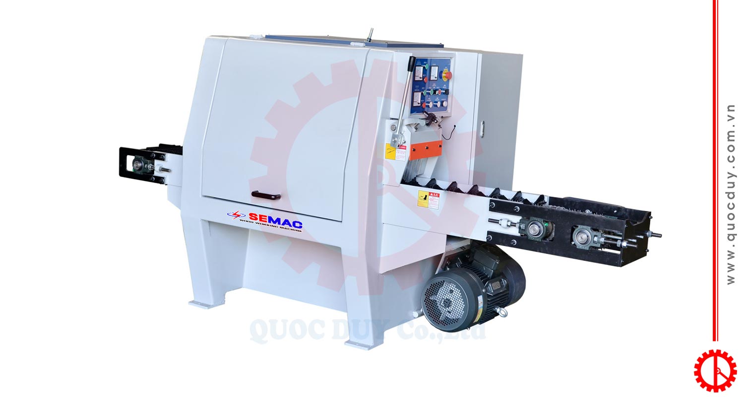 Máy cưa xẻ tấm gỗ tròn nhiều lưỡi | Quốc Duy