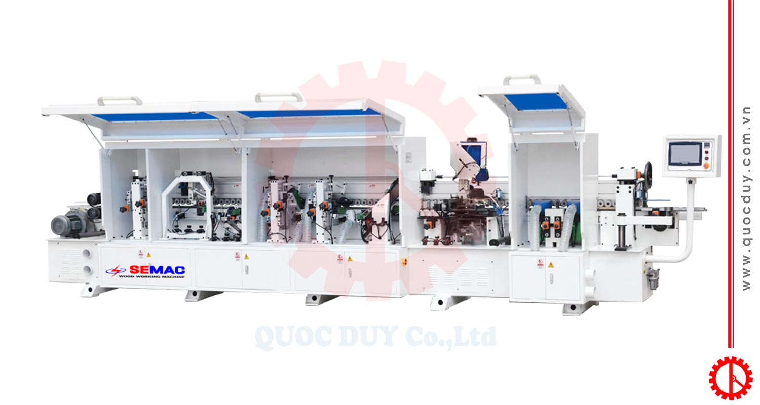 Máy dán cạnh 9 chức năng keo PUR