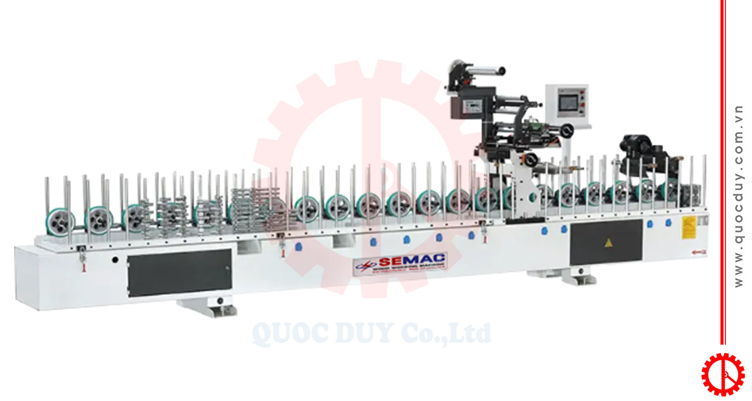 Máy dán cạnh biên dạng keo PUR